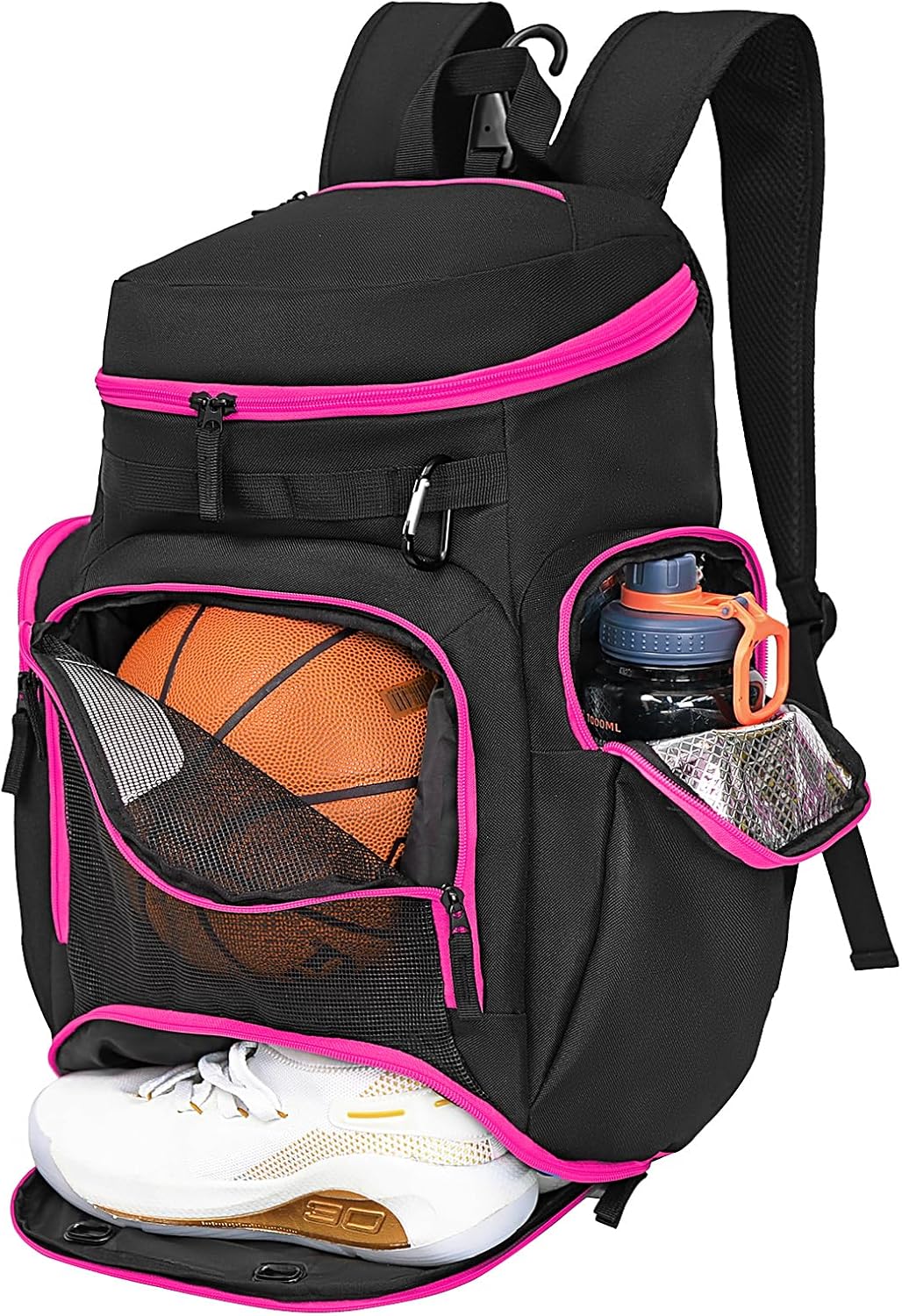 Basketball Backpack Large Sports Bag, Gym Bag with Ball Compartment and Shoe Compartment to Store Sports Shoes Water Bottles Laptops and Daily Necessities, Widely Used in Basketball, Soccer