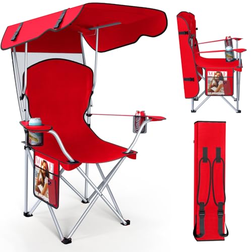 VTOY Portable Camping Chair with Canopy