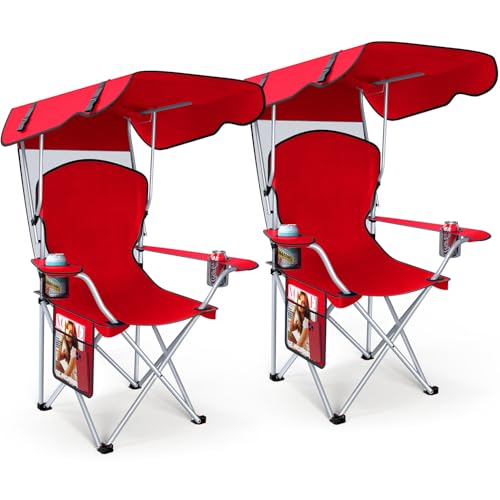 VTOY Portable Camping Chair with Canopy (Premium)