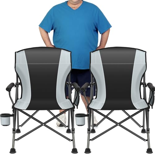 LING RONG Oversized Folding Chair (2-Pack)