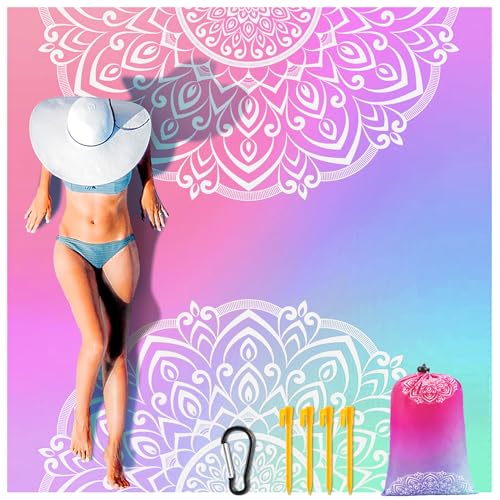 HIHOHO Extra Large Sandproof Beach Mat