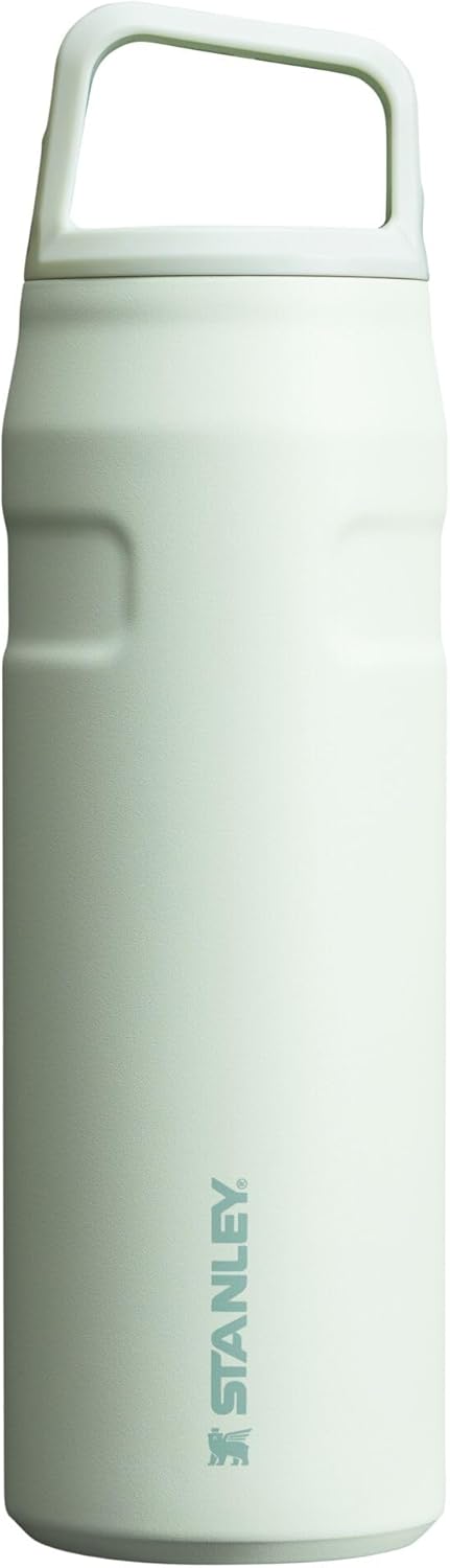 Stanley IceFlow Cap and Carry Water Bottle | Wide Mouth Twist Lid | Lightweight & Leakproof for Travel & Sports | Insulated Stainless Steel | BPA-Free