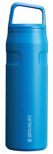 Stanley IceFlow Cap and Carry Water Bottle | Wide Mouth Twist Lid | Lightweight & Leakproof for Travel & Sports | Insulated Stainless Steel | BPA-Free