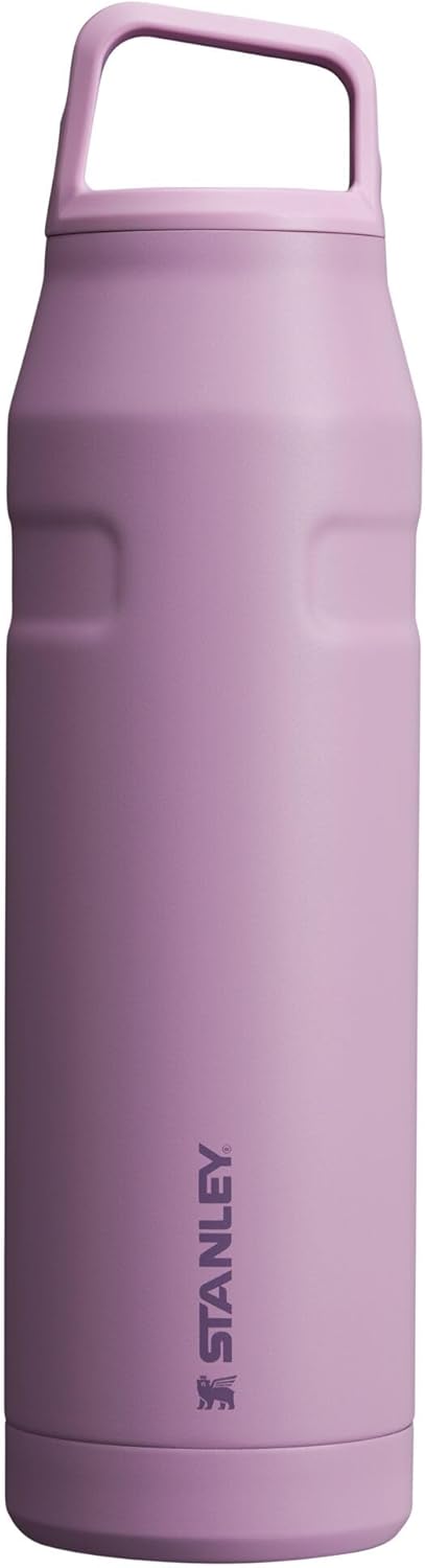 Stanley IceFlow Cap and Carry Water Bottle | Wide Mouth Twist Lid | Lightweight & Leakproof for Travel & Sports | Insulated Stainless Steel | BPA-Free