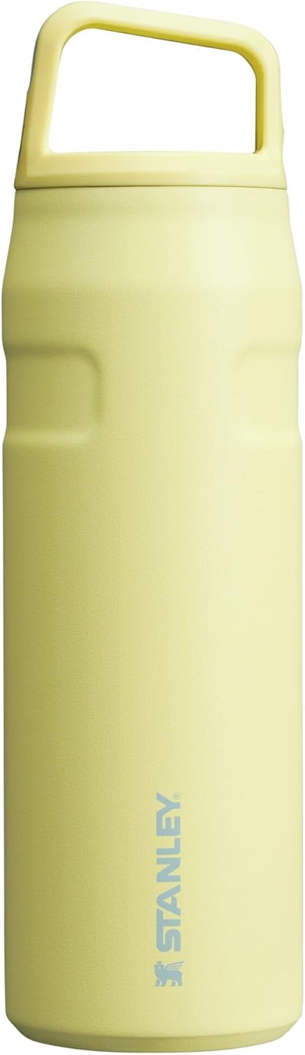 Stanley IceFlow Cap and Carry Water Bottle | Wide Mouth Twist Lid | Lightweight & Leakproof for Travel & Sports | Insulated Stainless Steel | BPA-Free