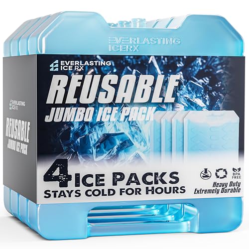 Everlasting Ice RX Large Reusable Ice Packs (4)