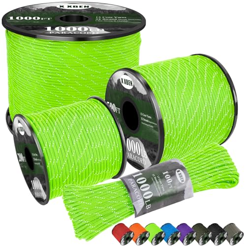 X XBEN Paracord Reflective 1000lb