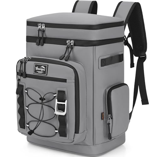 42Cans Cooler Backpack Insulated Leak Proof for Men & Women, Large Waterproof Backpack Cooler for Beach, Picnic, Outdoor, Leakproof, Multi-Functional