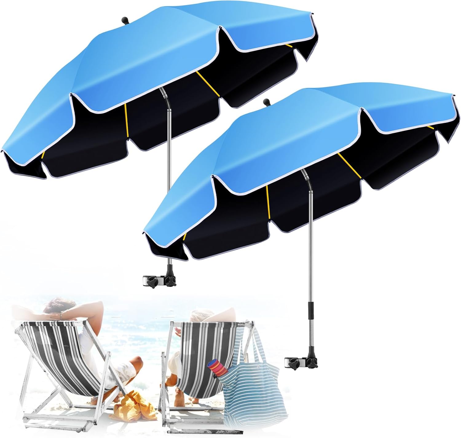 QTREE 48.8" Clamp-On Umbrella