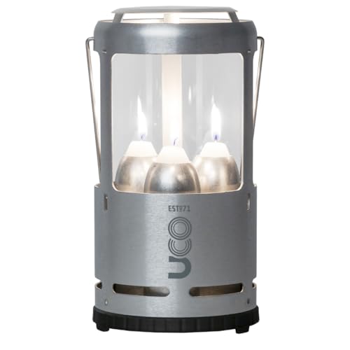 UCO Candlelier Candle Lantern, Candle Lanterns for Real Candles, Perfect Outdoor Gear for Camping or for Power Outages, Includes 3 Long Burning Candles