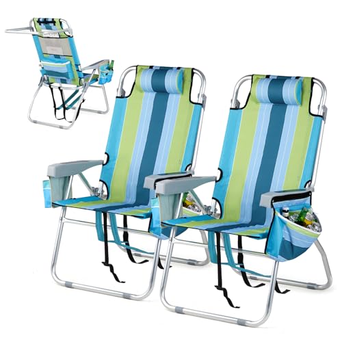 VINGLI Tall Beach Chair 2 Pack