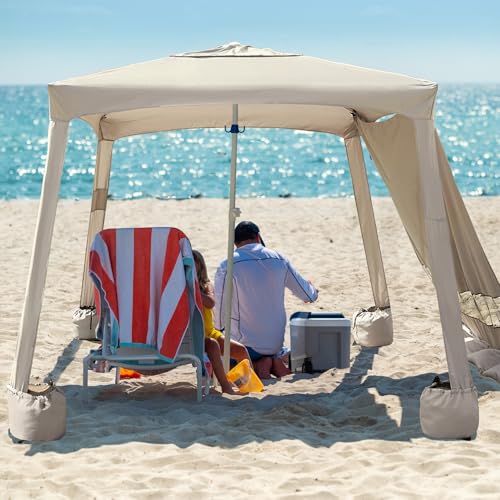 AMMSUN Beach Cabana (Vintage Beige)