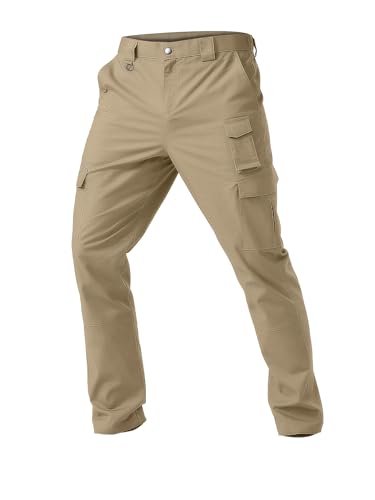 Men's Cargo Work Pants Water Resistant Tactical Pants 29"/31"/33" Lightweight Hiking Ripstop Pants Outdoor Apparel