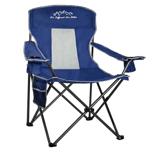 SAILARY Collapsible Camping Chair (Blue)