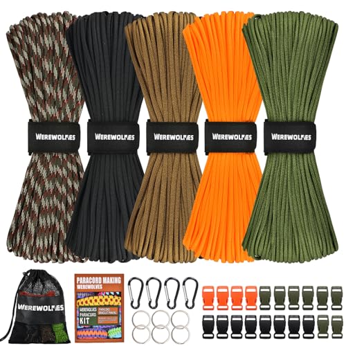 WEREWOLVES 550 Paracord Kits (5x100ft)