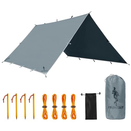 FREE SOLDIER Camping Tarp (Blue Gray)