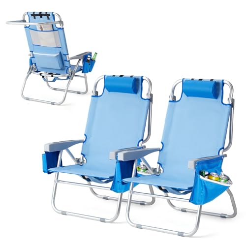 VINGLI Backpack Beach Chair 2 Pack