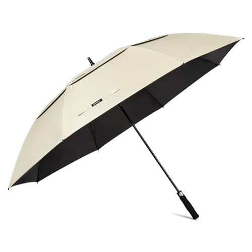 G4Free 47/54/62/68 Inch UV Protection Golf Umbrella Auto Open Vented Double Canopy Oversize Extra Large Windproof Sun Rain Umbrellas