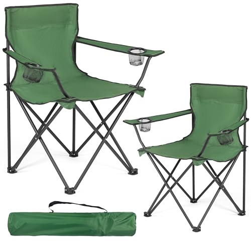 2 Pack Camping Chairs - WUROMISE