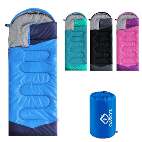 oaskys Camping Sleeping Bag - 3 Season