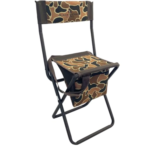 Black Sierra Folding Hunting Stool (OG Camo)