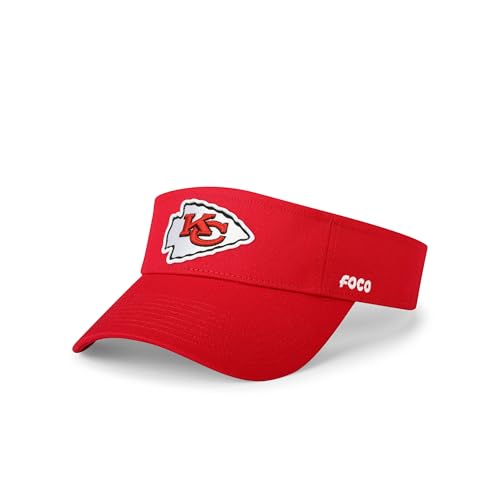 FOCO NFL Mens NFL Team Logo Visor Hat Caps