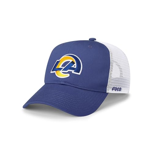 FOCO Men's NFL Team Logo Mesh Trucker Rf Hat Caps