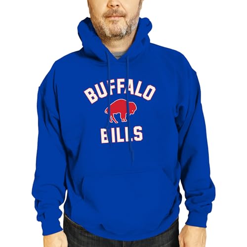 Team Fan Apparel NFL Adult Unisex Retro Gameday Ultra Soft Fleece Hooded Sweatshirt, Officially Licensed Football Hoodie