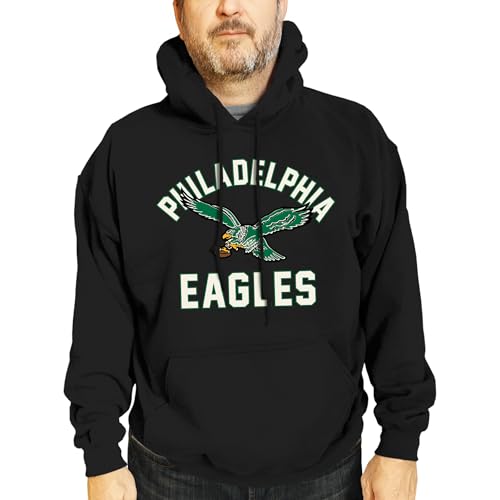 Team Fan Apparel NFL Adult Unisex Retro Gameday Ultra Soft Fleece Hooded Sweatshirt, Officially Licensed Football Hoodie