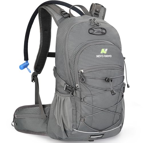 Hydration Backpack 3L Water Bladder, Hiking Water Backpack with Rain Cover, Insulation Hydration Daypack Rucksack for Cycling