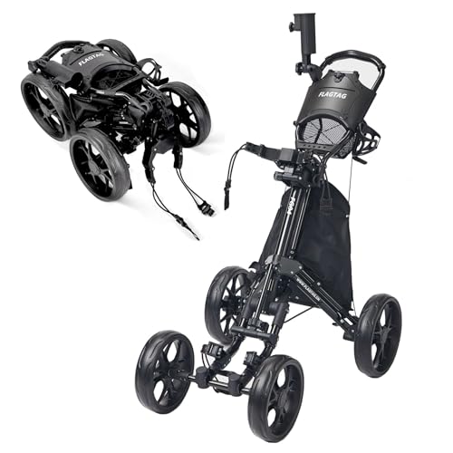 FLAGTAG Golf Push Cart (with Cooler)