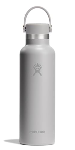Hydro Flask Water Bottle - Insulated Stainless Steel - Non Spill, Leakproof in 21 Oz Birch Gray