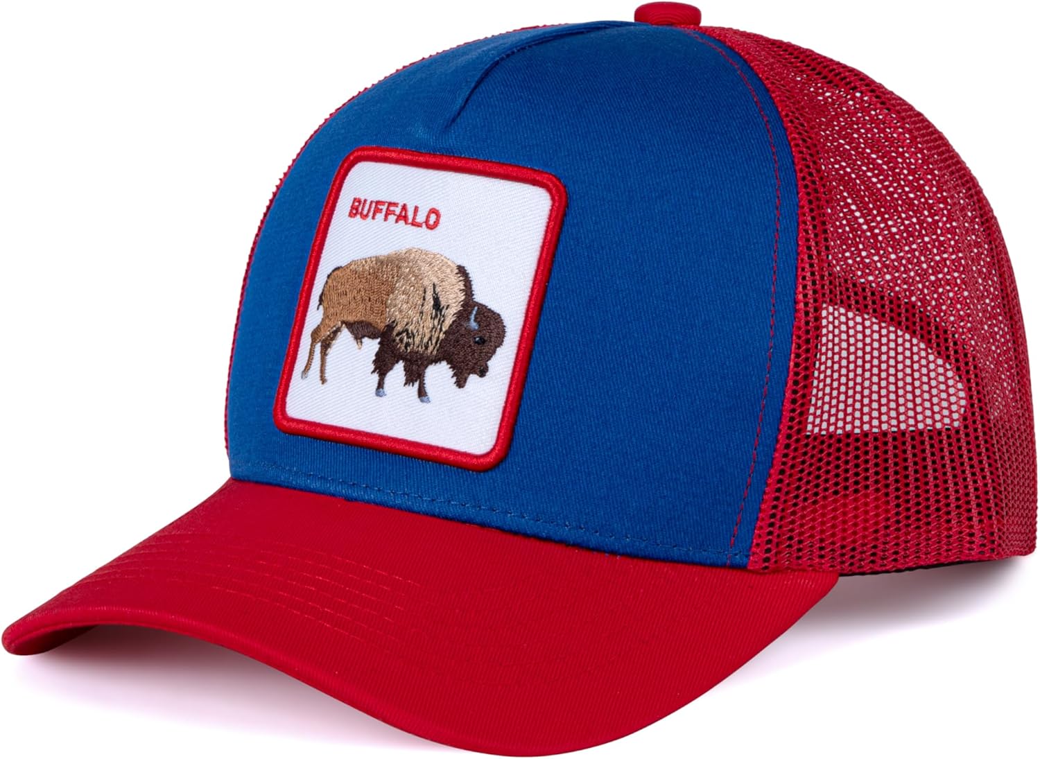Football Fan Patch Trucker Hat - Netted Snapback Baseball Cap with Team Design for Men & Women