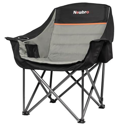 Oversized Camping Chair with Cooler Bag