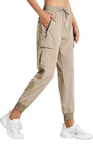 Libin Women's Cargo Joggers Lightweight Quick Dry Hiking Pants Athletic Lounge Casual Travel