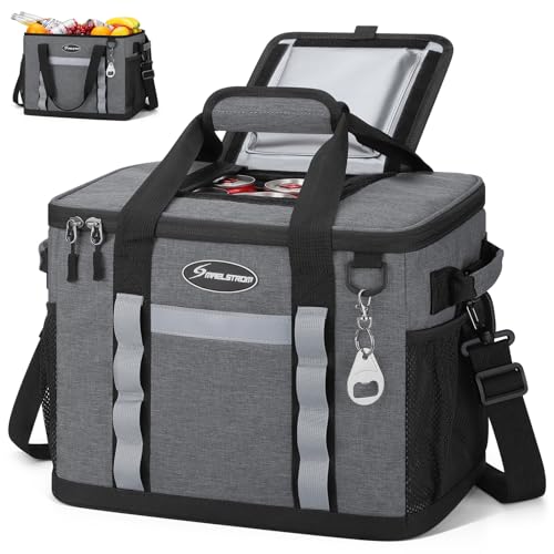Maelstrom Collapsible Soft Cooler Bag, 24/30/60/75 Cans Beach Cooler, Ice Chest, Leakproof & Portable for Beach, Camping, Road Trips & Grocery Shopping