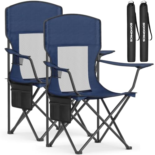 SONGMICS Breathable Camping Chairs (Set of 2)