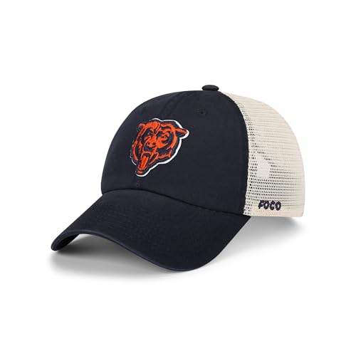 FOCO Men's NFL Team Logo Casual Mesh Trucker Hat Caps