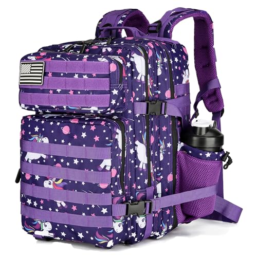 25L Tactical Military Backpack (Purple Pony)