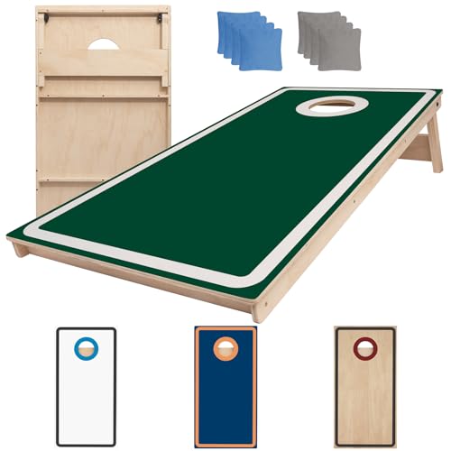 KECUOOL Cornhole Board Set (Leg Groove)
