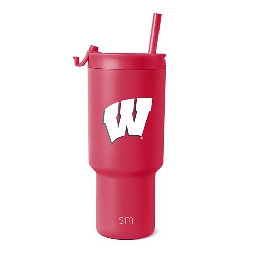 Simple Modern Officially Licensed 30oz Tumbler with Flip Lid and Straws | Insulated Cup Stainless Steel | Gifts for Men | Trek Collection