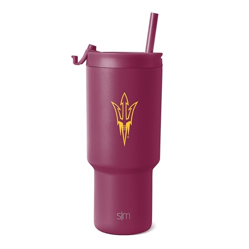 Simple Modern Officially Licensed 30oz Tumbler with Flip Lid and Straws | Insulated Cup Stainless Steel | Gifts for Men | Trek Collection