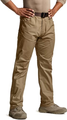 CQR Men's Flex Stretch Tactical Pants