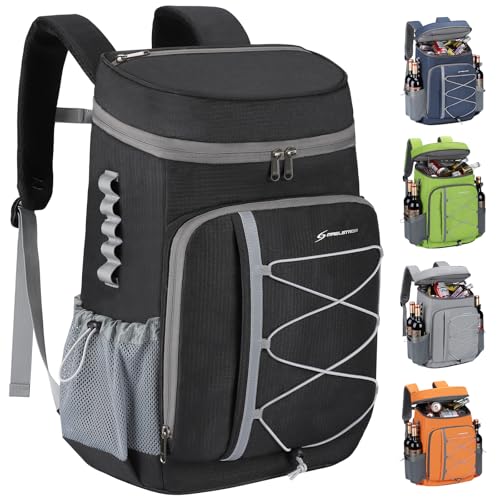 Maelstrom Cooler Backpack - 35/50 Can Insulated Soft Cooler Lunch Bag for Camping, Beach, Hiking & Shopping