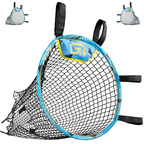 3-in-1 Soccer Training Rebounder & Goal Backstop Net - Soccer Goal for Volley, Passing, Solo Training - Outdoor Sports, Backyard Games
