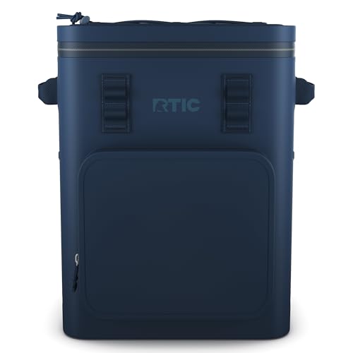 RTIC 24 Can Ultra-Tough Backpack Cooler, Insulated, Waterproof, Leak Proof, Portable Floating Bag for Beverage, Drink, Lunch, Outdoor, Beach, Car, Camping, Picnic, Fishing, Boat