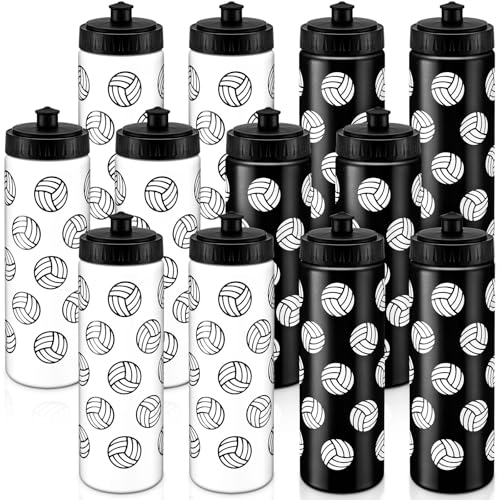 Water Bottle Bulk 20 oz Sports Ball Cup Accessories Reusable Sports Squeeze Water Bottle for Party Favor Players Lovers Team Gifts Gym for Most Bike Cage
