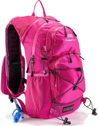 Insulated Hydration Backpack Pack with 2L Water Bladder Lightweight 22L Hiking Backpack Bag for Women Men Daypack for Hiking Running Festival Camping Biking