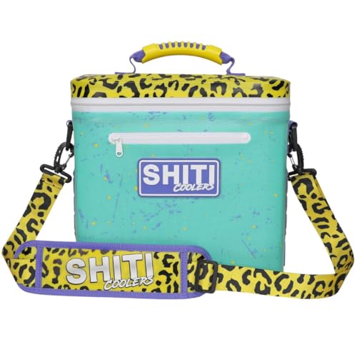 SHITI Coolers Cooler for Camping, Travel, Beach, Soft Lunch Box for Food, Drinks & Ice, Portable, Waterproof 24 Hr Insulated Bag with Shoulder Straps, Customizable
