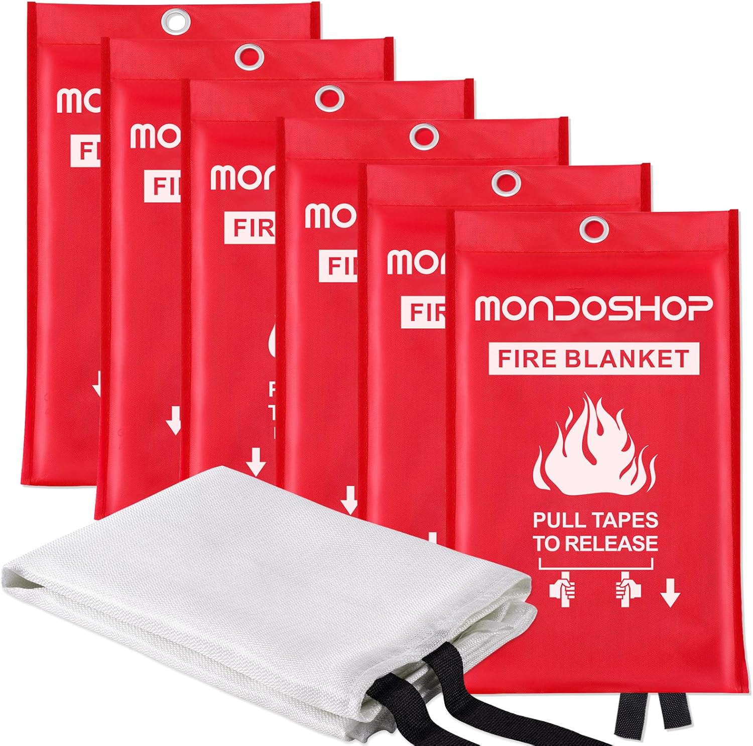 Mondoshop Fire Blanket 6-pack